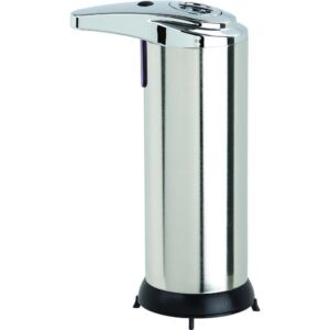 Sleek and stylish stainless steel design that offers hygienic no-touch operation. Select the volume of liquid with a quick push of a button. Ideal for bathrooms, kitchens and laundry rooms, these Stainless Steel Touchless Dispensers can be placed on any counter-top without any installation.