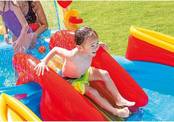 9.75 ft. x 6.3 ft. x 52.8 in. Deep Inflatable Kiddie Pool