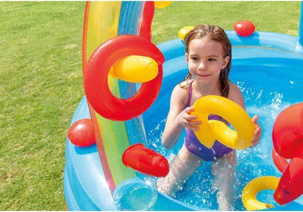 9.75 ft. x 6.3 ft. x 52.8 in. Deep Inflatable Kiddie Pool