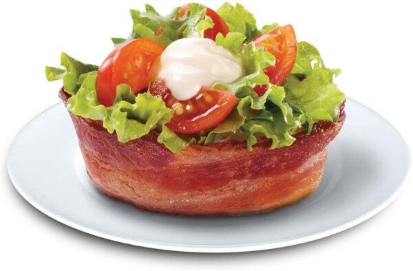 Bacon Bowl: cook perfect, crisp bacon bowls in minutes!