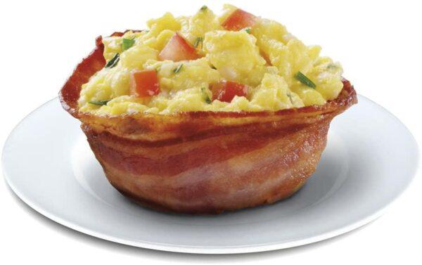 Bacon Bowl: cook perfect, crisp bacon bowls in minutes!