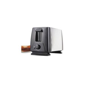 2-Slice Toaster -Black & Stainless Steel