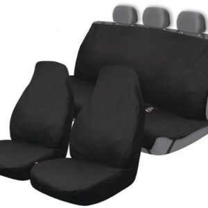 Black Trader Seat Cover - 3 Piece