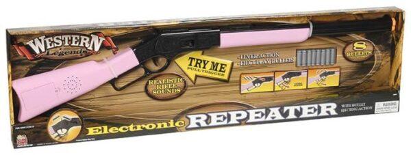 Western Legends Pink Electronic Repeater Rifle
