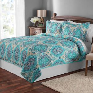 Multicolor Paisley Full Queen Quilt 1