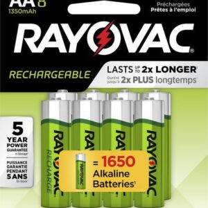 Rechargeable AA Batteries - 8 pack