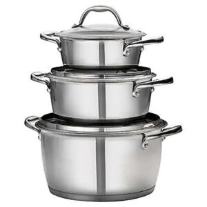 Tramontina 6-piece Stackable Sauce Pot Set