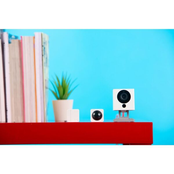 1080p Indoor Wireless Surveillance System includes WyzeCam v2 Camera and Wyze Sense Starter Kit 2
