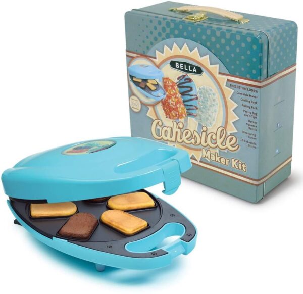 BELLA Cakesicle Maker Tin Box Set, Mini, Blue