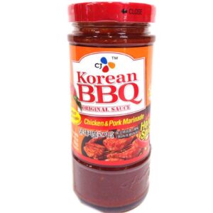 CJ Chicken & Pork BBQ Hot & Spicy Marinade, 17.64 Ounce (Pack of 3)