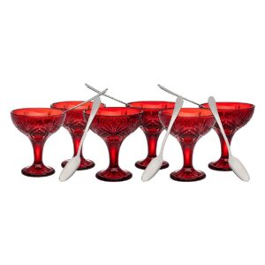 Dublin Red 12 Piece Tasting And Drinking Set 1