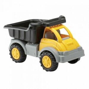 Giant Dump Truck Wherever your child's imagination takes them, this Gigantic Construction Dump Truck can travel there with them. Your child will have loads of fun hauling sand, dirt, toys, and more with this gigantic dump truck Huge, over 2-foot long dump truck a large tilting dump bed Large wheels provide all-terrain fun on multiple surfaces indoors and outdoors Made with durable plastic that can withstand the toughest jobs in your child’s imagination For children ages 2 years and up Can be loaded up and pushed around the living room, in the backyard, or even to the beach during family outings Cleans easily Material: Plastic Color: Yellow