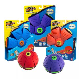 Phlat Ball V3 Solid Blue Red Bumper 1