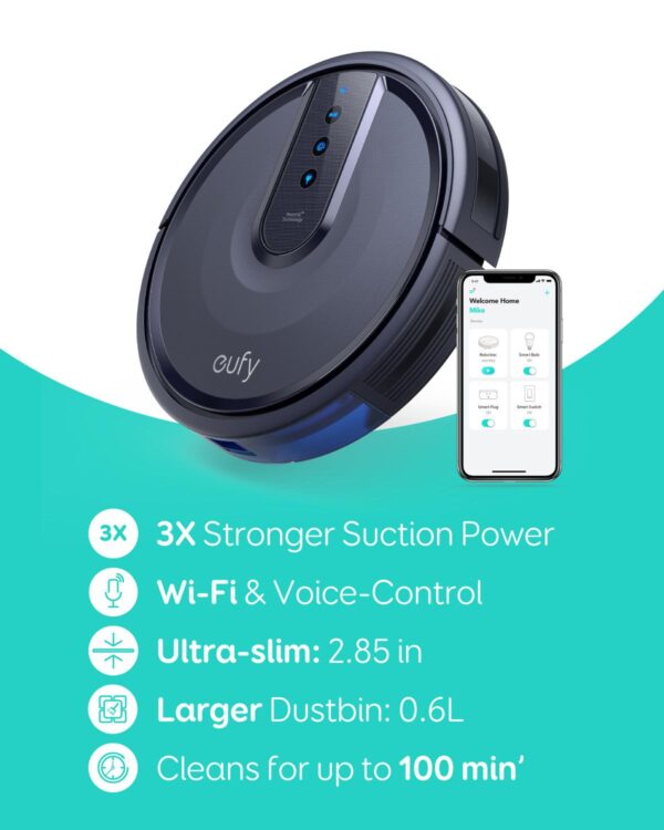 RoboVac 25C Wi-Fi Connected Robot Vacuum 1