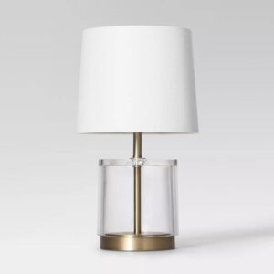 Modern Acrylic Accent Lamp Brass - Project 62™ 2