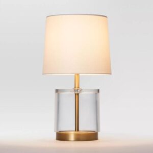 Modern Acrylic Accent Lamp Brass - Project 62™ 2