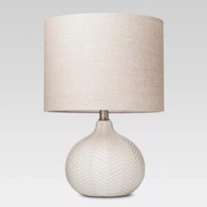 Textured Ceramic Accent Lamp Cream - Threshold™