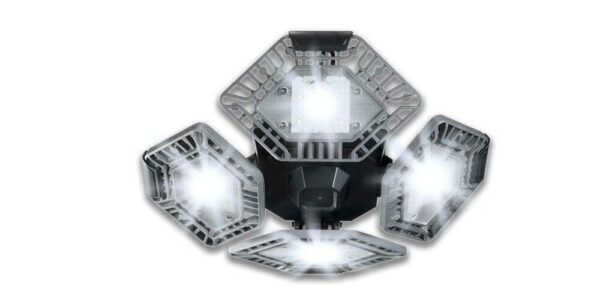5500 Lumen 4-Panel Daylight LED Light Bulb