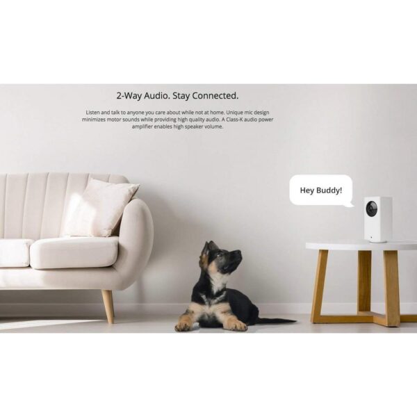 1080p Pan/Tilt/Zoom Wi-Fi Indoor Smart Home Camera, Night Vision, 2-Way Mic, Ale - Image 3