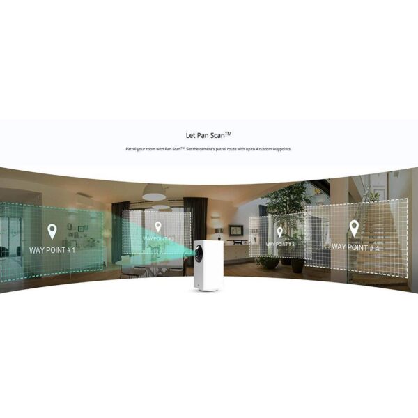 1080p Pan/Tilt/Zoom Wi-Fi Indoor Smart Home Camera, Night Vision, 2-Way Mic, Ale - Image 2