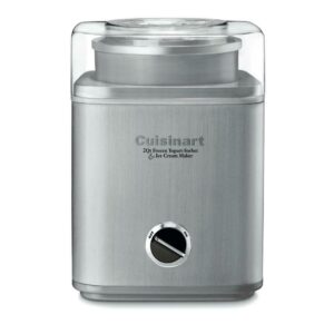 Cuisinart 2 Qt. Stainless Steel Ice Cream Maker with Motor 1