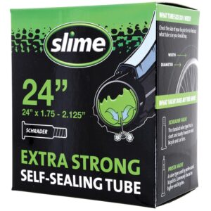 Slime® Smart Inflatable Bike Tube 24 x 1.75-2.125 with Schrader Valve