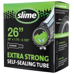 Slime® Smart Inflatable Bike Tube 26 x 1.75-2.125 with Schrader Valve