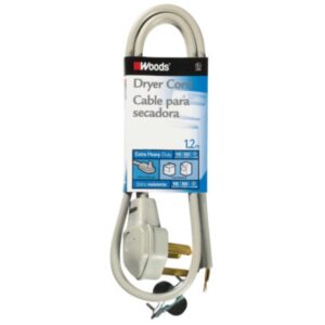 Woods 10 3 Clothes Dryer Power Cord 16ft