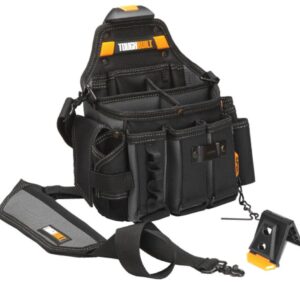 ToughBuilt ClipTech 8 Pocket Master Electricians Tool Belt Pouch and Shoulder Strap