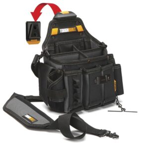 ToughBuilt ClipTech 8 Pocket Master Electricians Tool Belt Pouch and Shoulder Strap