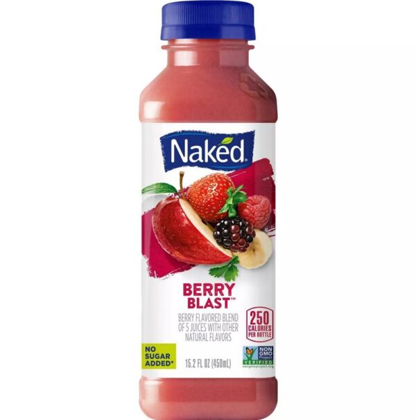 Naked All Natural Berry Blast Smoothie 15.2 fl oz Bottle1