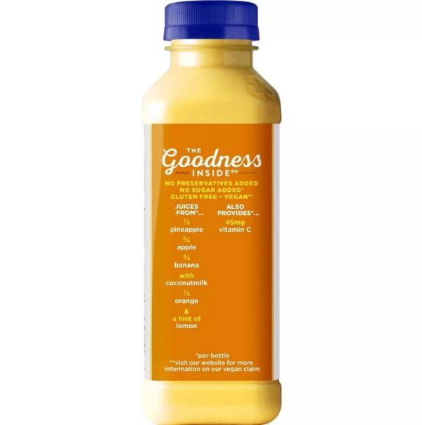 Naked Juice Pina Colada Juice Vegan Smoothie - 15.2 fl oz