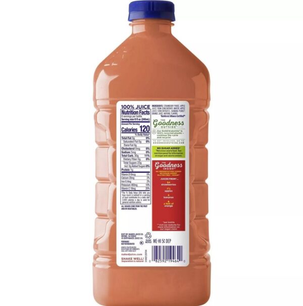 Naked Juice Smoothie Strawberry Banana 64oz2