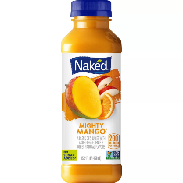 Naked Mighty Mango Fruit Juice Smoothie 15.2 fl oz Bottle1