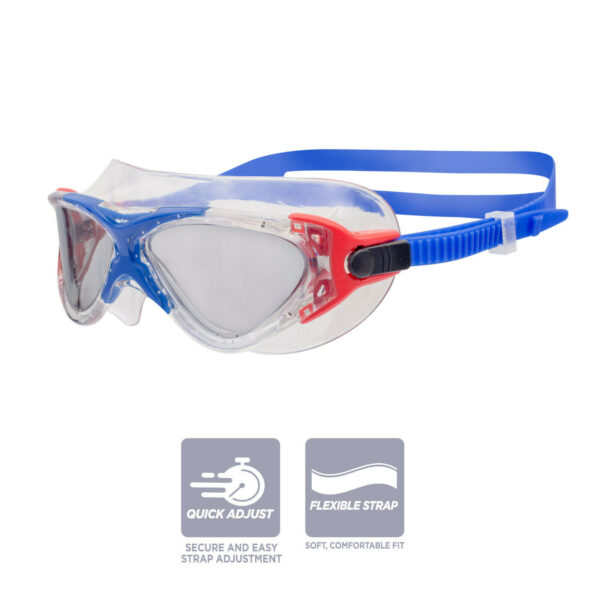 Youth Watersport Latex Free Swim Goggles with UV Protection Dolfino