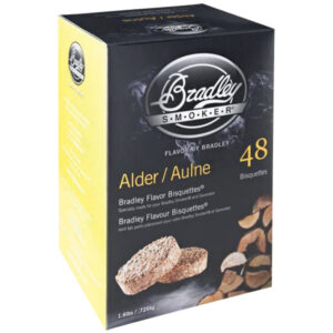 Bradley Smoker Alder Flavor Smoking Bisquettes - 48 Pk by Bradley Smoker