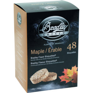 Bradley Smoker Maple Flavor Smoking Bisquettes - 48 Pk by Bradley Smoker