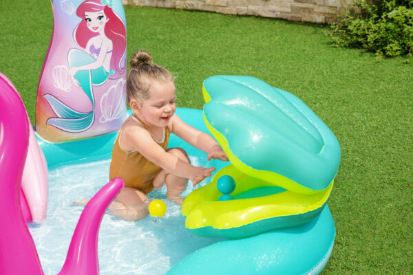 Little Mermaid Inflatable Kids Water Play Center