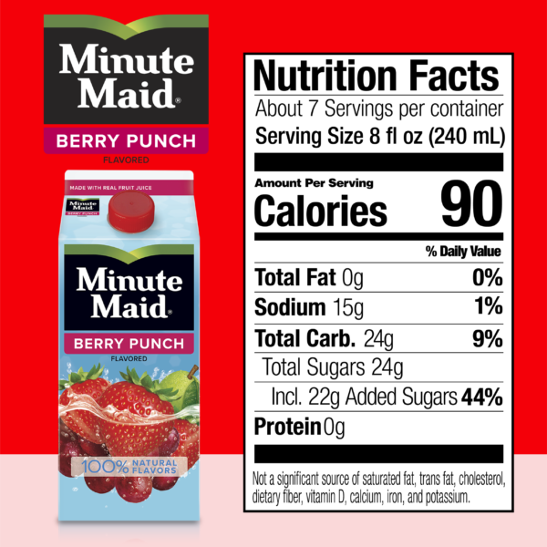 Minute Maid Berry Punch Flavored Fruit Juice, 59 fl oz