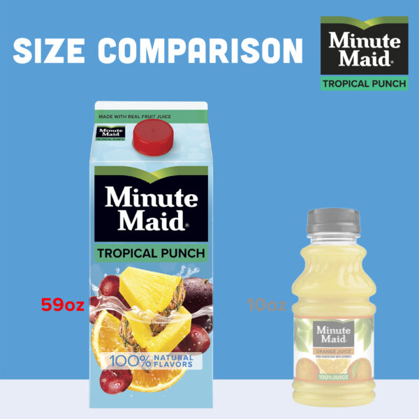 Minute Maid Tropical Punch Carton, 59 fl oz