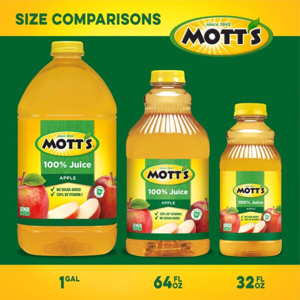 Mott's 100% Original Apple Juice, 64 fl oz bottle