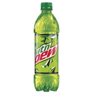 Mountain Dew Citrus Soda Pop, 16.9 oz, 6 Pack Bottles
