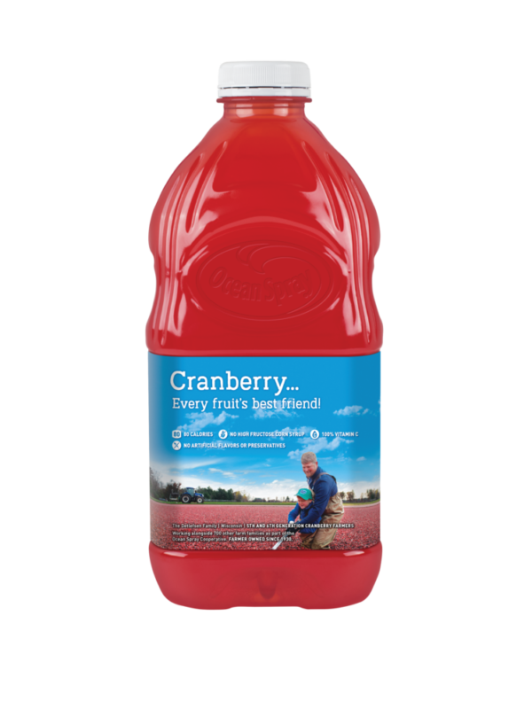 4 Bottles 64 fl oz/bottle Ocean Spray Cranberry Tropical Juice Drink - Image 3