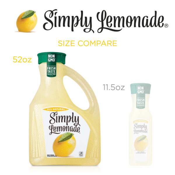 Simply Lemonade, All Natural Non-GMO, 2.63 Liters