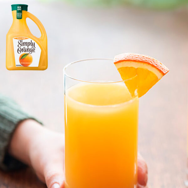 Simply Orange Pulp Free Orange Juice, 2.63 Liters