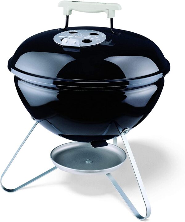 Weber Smokey Joe 14 in Black Portable Charcoal Grill