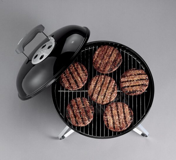 Weber Smokey Joe 14 in Black Portable Charcoal Grill