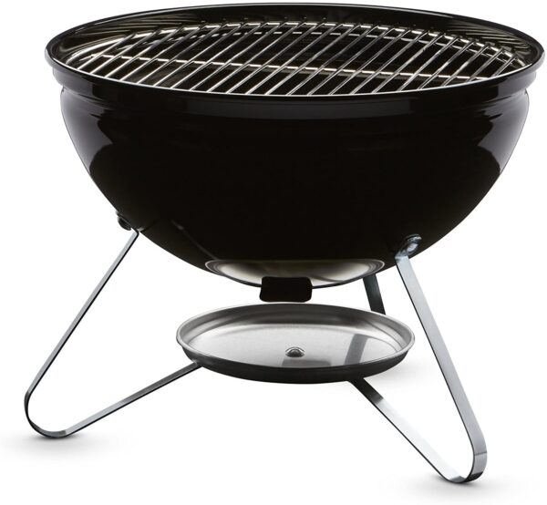 Weber Smokey Joe 14 in Black Portable Charcoal Grill