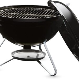 Weber Smokey Joe 14 in Black Portable Charcoal Grill