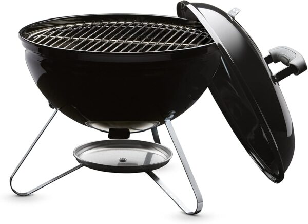 Weber Smokey Joe 14 in Black Portable Charcoal Grill